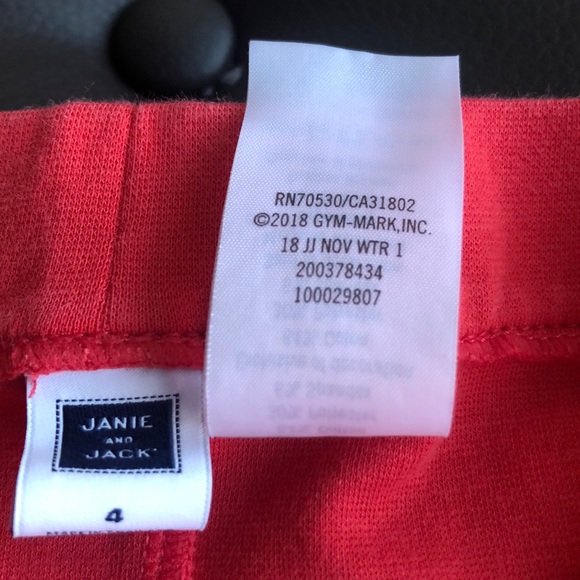 LIKE NEW Janie & Jack Peacock Ruffle Tee w/Matching Pants - Picture 7 of 7